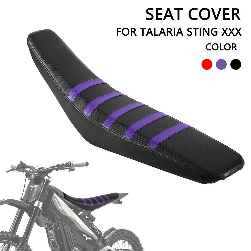 

Motorcycles Accessories Seat Cover Non-slip Seat Cushion Design PVC Durable For Talaria Sting X3 Off Road Dirt Pit Electric Bike