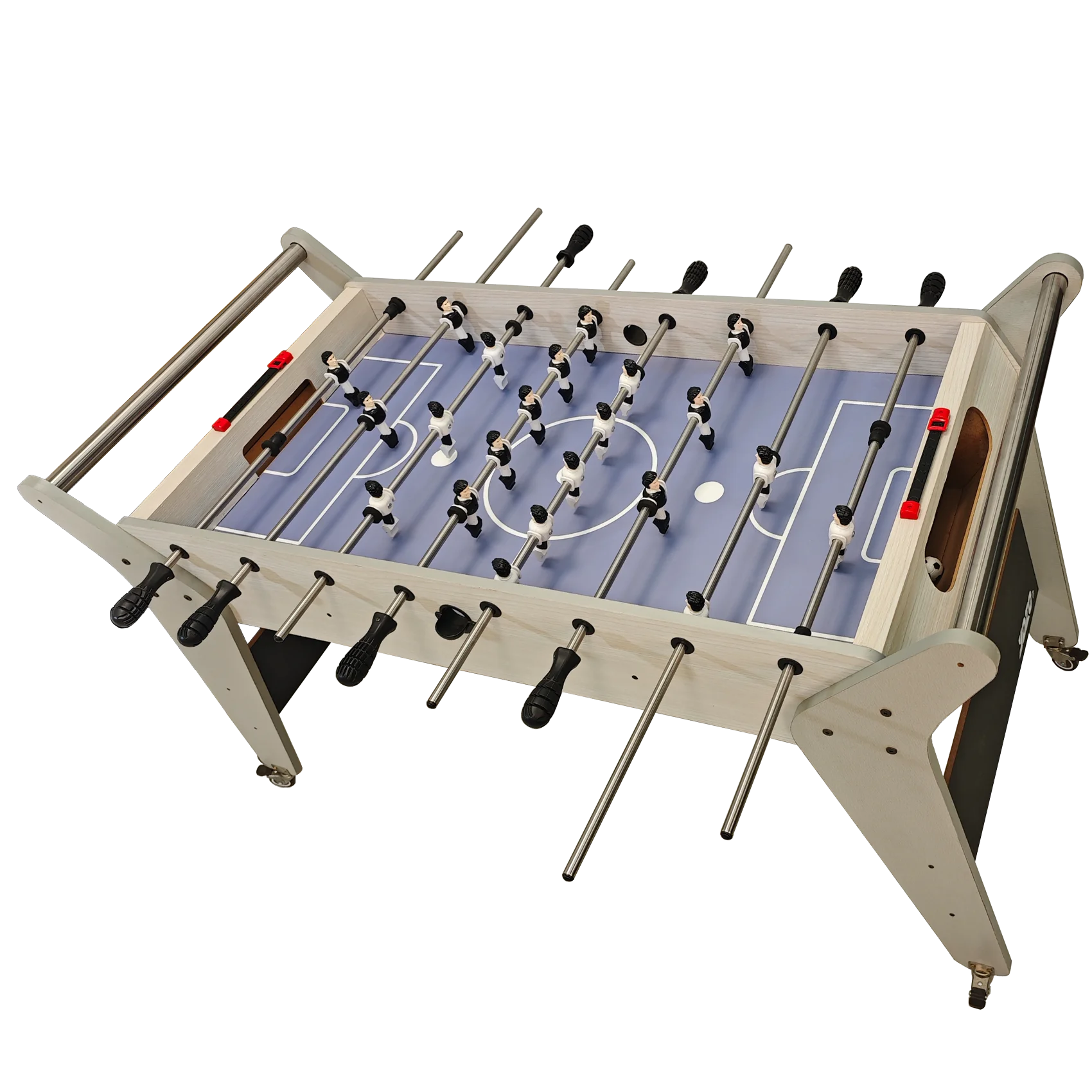 

4.5ft MDF Soccer Table Foosball Football Indoor Sports Table Direct Sale with Wheels & Handles for Parties & Clubs