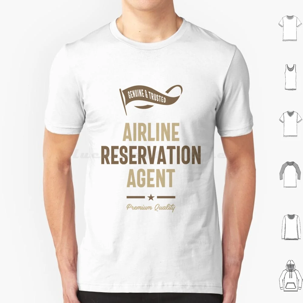 Reservation Agent T Shirt Men Women Kids 6xl Reservation Agent Jobs Work Occupations Profession Typography