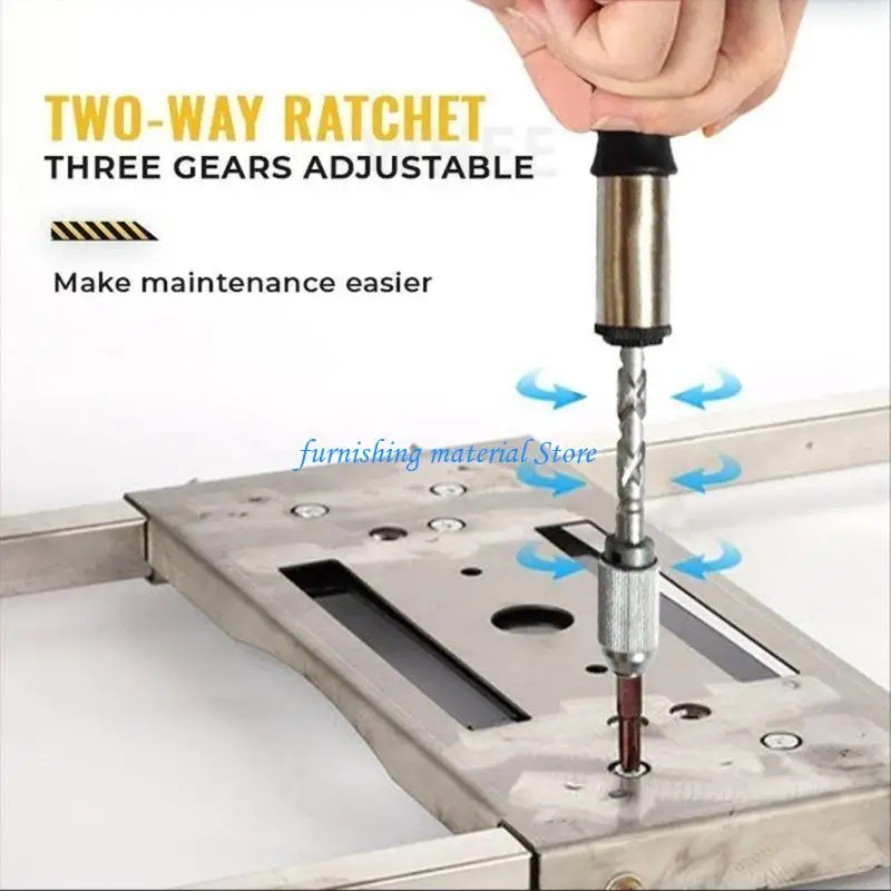 

Y5GD Multiple Bit Screw Driver Semi Automatic Screwdriver Push Ratcheting Screwdriver