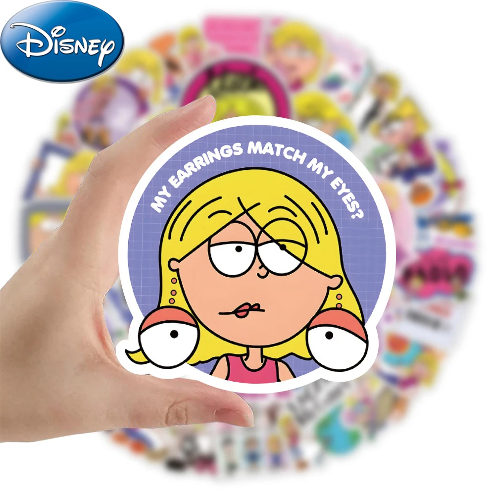 10/30/50 stücke niedlichen Disney Lizzie Mcguire Cartoon Aufkleber lustige Mädchen Graffiti Aufkleber DIY Telefon Notebook Skateboard Kawaii Aufkleber