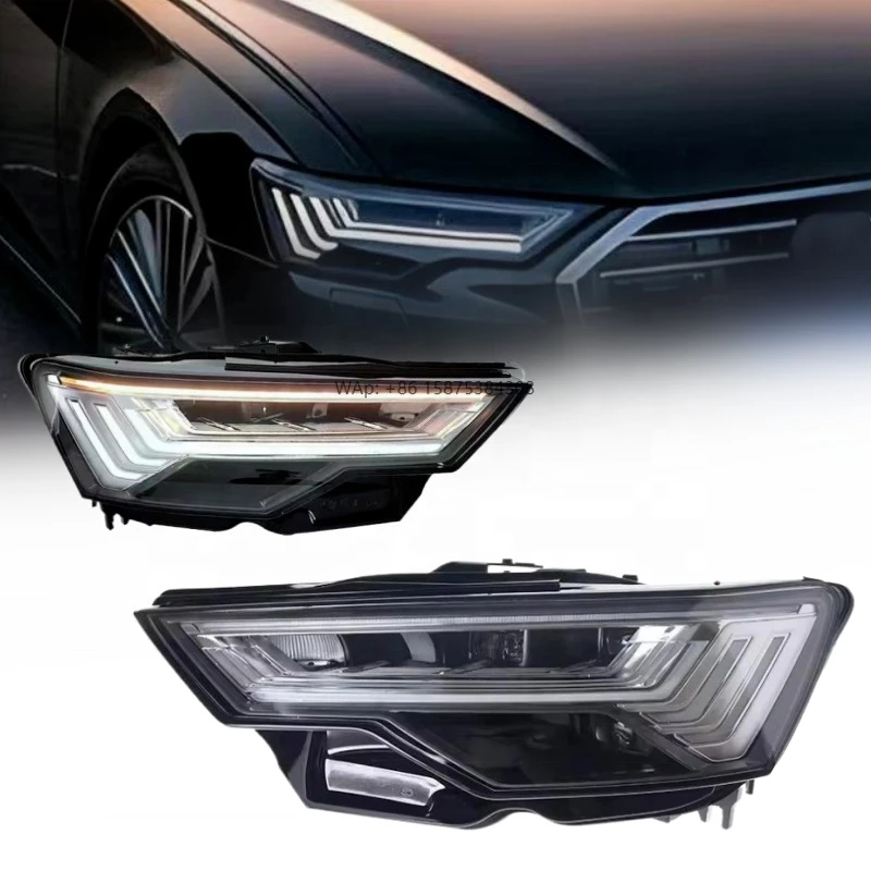 

For A6 C8 Headlight Matrix LED Headlight 2019 2020 2021 2022 2023 2024 2025 Lamp Headlamp for S6 C8 Car Lights