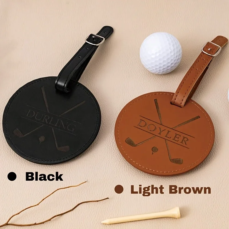Presente de marca de golfe gravado personalizado com almofada de golfe DIY personalizada e suporte de marcador de bola sem tachas