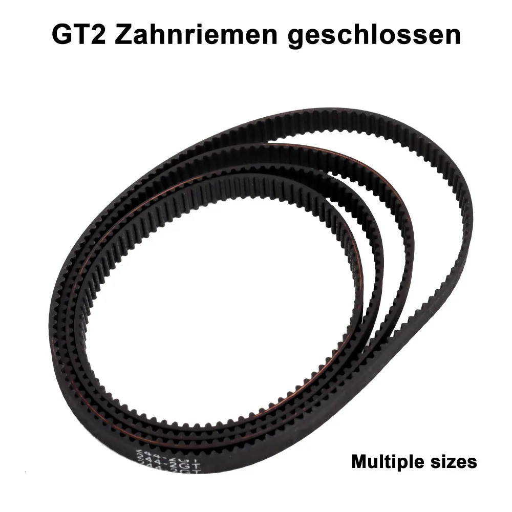 1PCS 3D Printer Parts GT2 6mm Closed Loop Rubber Timing Belt 392 396 400 406 410 420 426 430 436 440 444 450 454 460mm 2GT