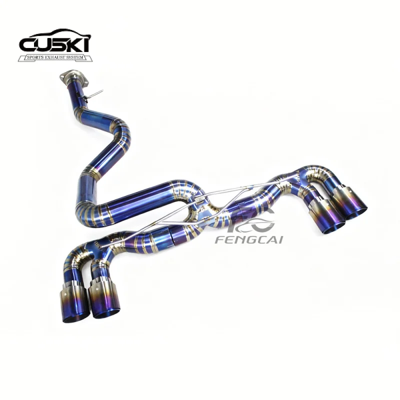 

Выхлопная система Catback из титанового сплава, подходящая для BMW 1 серии E82, производительность гоночного автомобиля 1 м, напрямую с муфельной выхлопной трубой