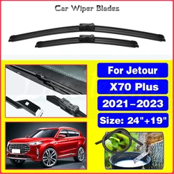 For Jetour X70 Plus X70Plus 2021 2022 2023 Car Front Wiper Blades Windows Windshield Windscreen Car Accessories Brushes Washer