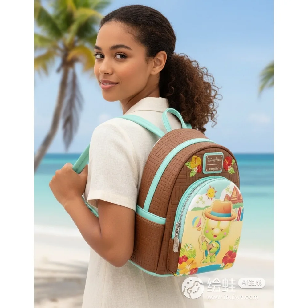 Mochila Mini de Moda con Diseño de Tortuga Duffy de Parks Aulani Resort, Regalo para Fanáticos de Disney y Uso Diario