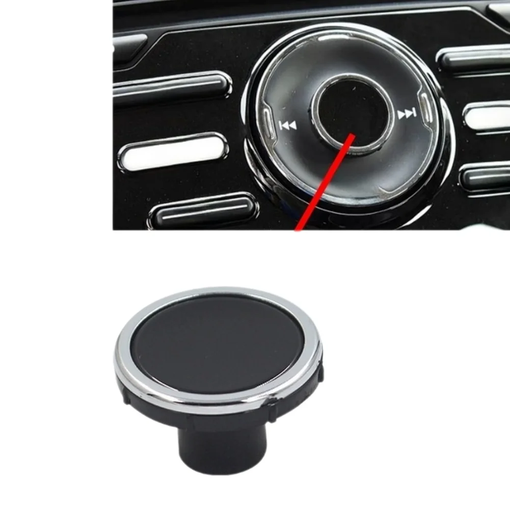 Car Central Control Volume Adjustment Turncap Button For Ford For Focus Kuga 2015-2018 ABS Plastic Volume Button Interior Parts