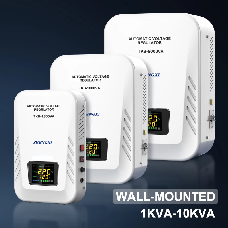

Household AC automatic voltage regulator TKB wall mounted 1kva 2kva 3kva 5kva 8kva 10kva