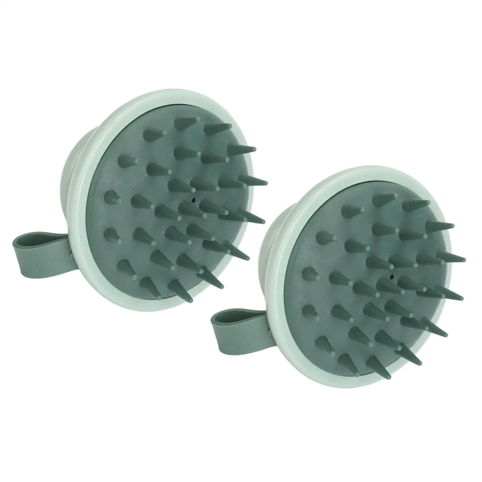 Silicone Scalp Massager Shampoo Brush for all Hair Types - Non-Slip Handle, Ideal for bathing and for showering