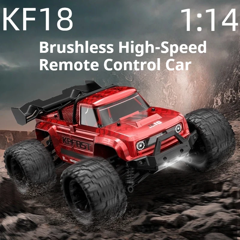 

In Stock Hot Kf18 Brushless High-Speed Car 1:14 Full Scale Mountain Off-Road Climbing Remote Control Car Model Holiday Gift