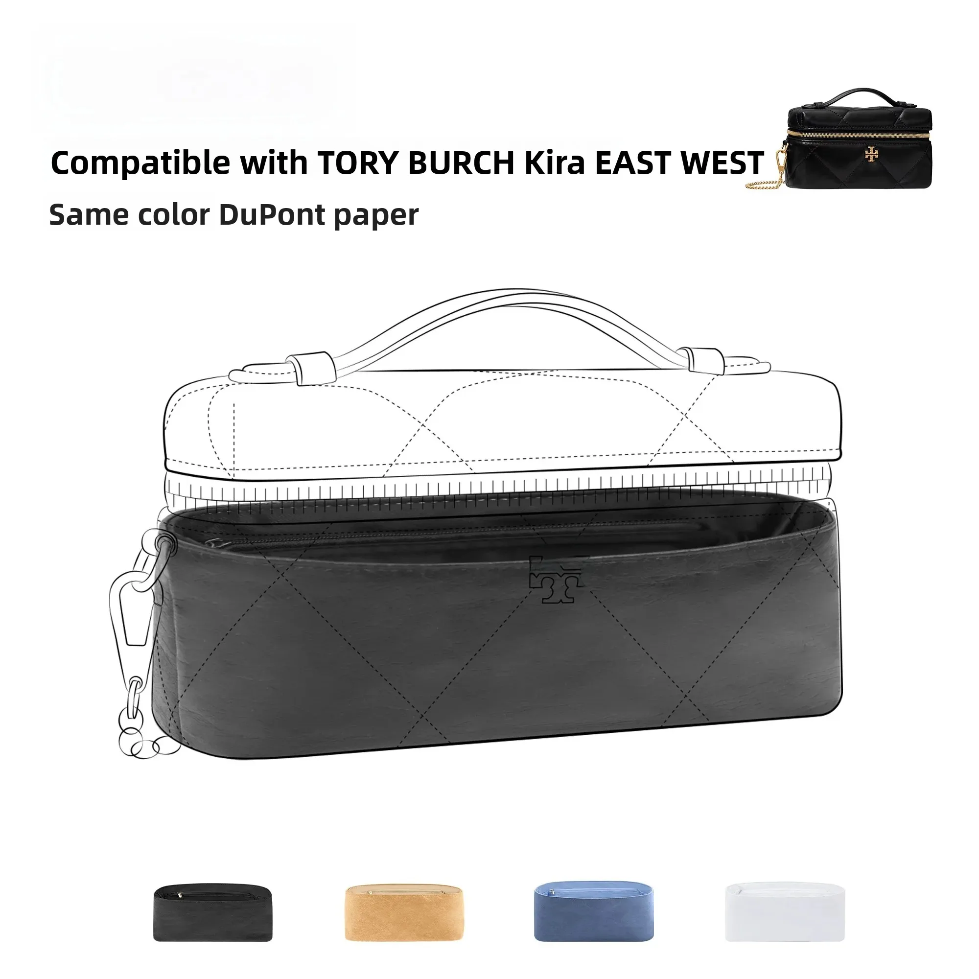 dgaz-global-brand-compatible-'s-pink-kira-eastwest-same-color-dupont-paper-inner-bag-full-black-color-bag-accessories