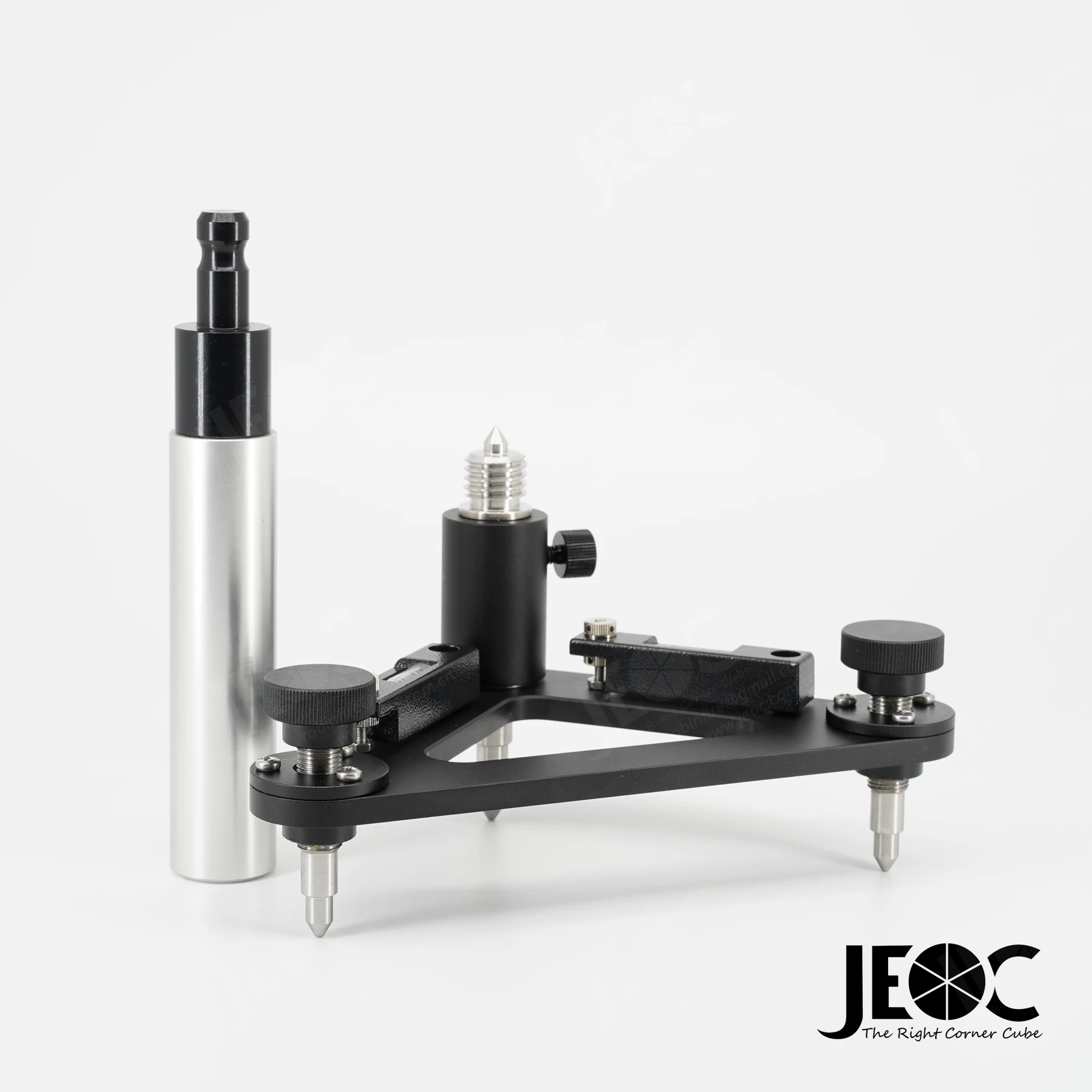 JEOC Tribrach Set with extension Rod for Prism and Tablet, Land Surveying Accessories.