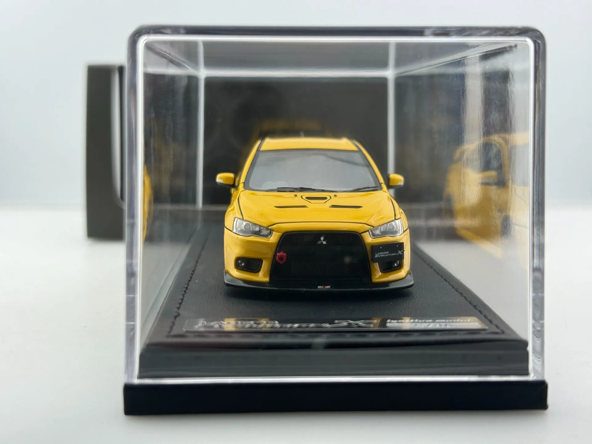 Moulé sous pression IG 1/43 échelle Mitsubishi Lancer Evolution X (CZ4A) modèle de voiture en alliage jouet à collectionner cadeau Souvenir affichage ornement