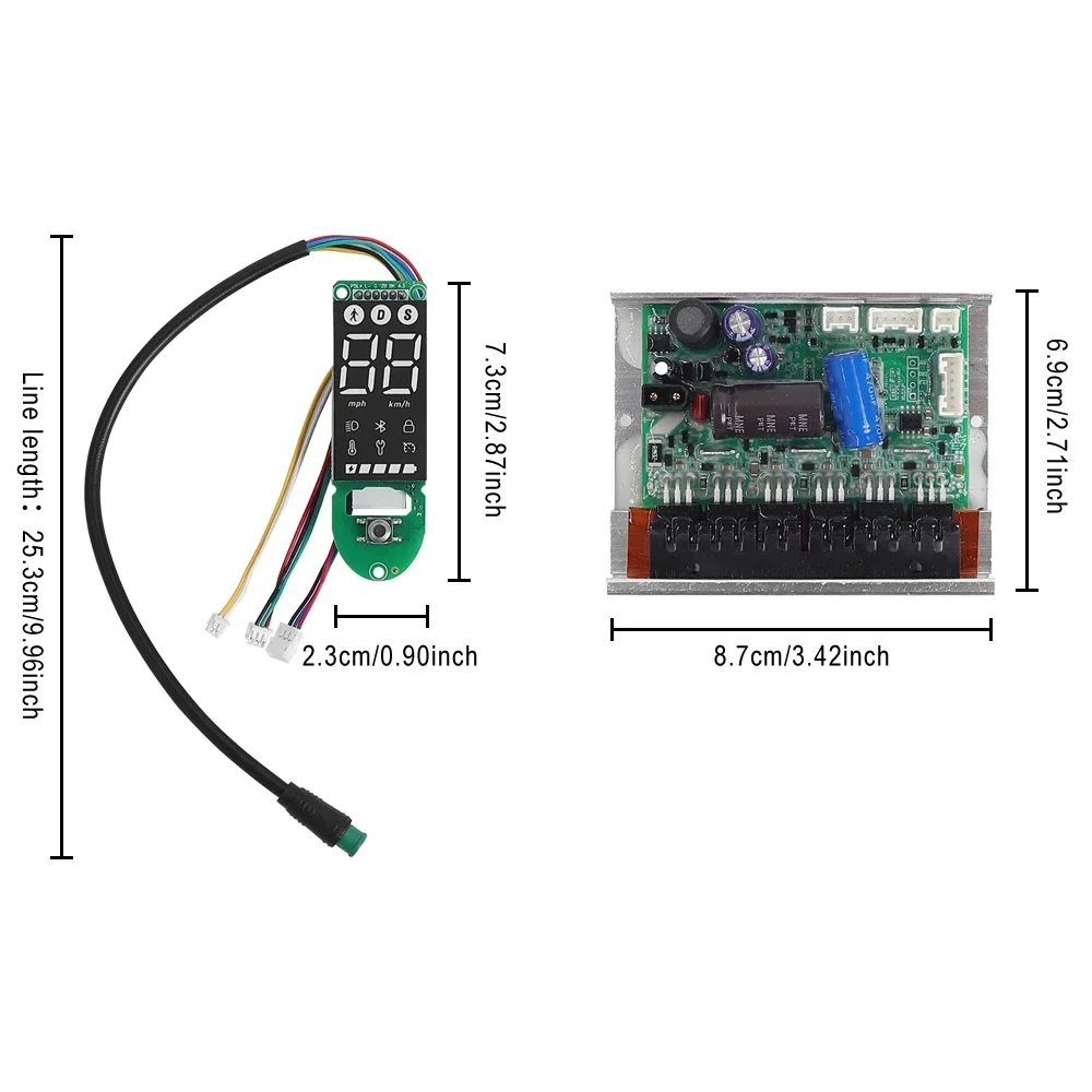 KickScooter 4 Lite Controller della scheda madre o Display del circuito del cruscotto per Xiaomi Scooter elettrico 4 Lite parti di controllo