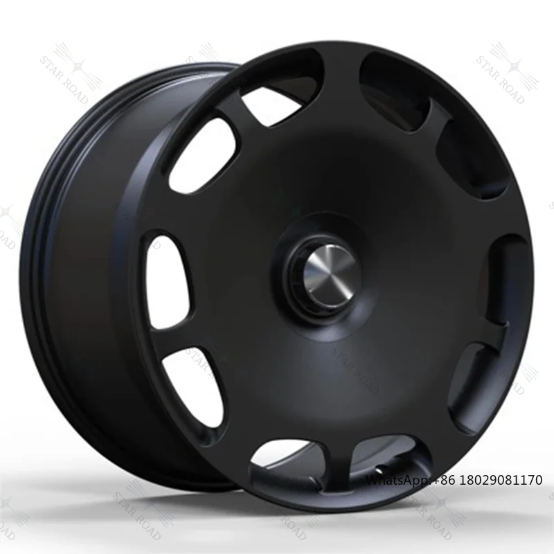 RCSR 5x120 6x139.7 4x130 17 18 19 20 21 22 inch Alloy Passenger Car Forged Wheel Black Rim SUV for KIA Ford Mustang Volkswagen