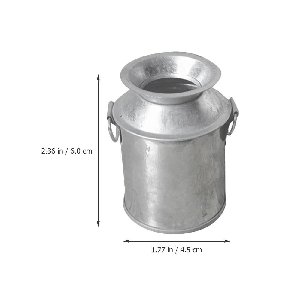 3 Buah Koper Pot Bunga Sukulen Mainan Mini Miniatur Vas Kecil Besi Tempa