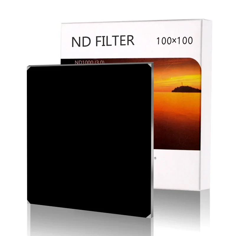 GiAi 100x100mm ND8 ND16 ND64 ND1000 multi coated Neutral density camera Lens ND filter