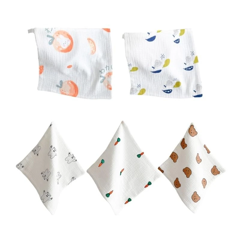 

J15U Детская лицевая ткань для новорожденных, хлопковый нагрудник для слюнотечения, полотенце для лица, толстое полотенце для