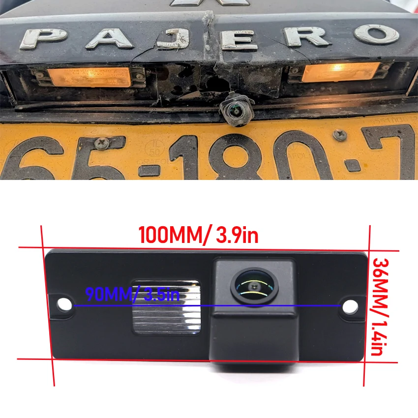 CCD Car Rear View Backup Reverse Parking Camera Night Vision ​Waterproof High quality RCA For Mitsubishi L200 Triton 2005~2015