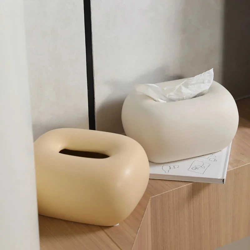 

Креативная круглая угловая коробка для салфеток, журнальный столик, украшение стола, минимализм, керамическая коробка для салфеток, прикроватная тумбочка, чехол для бумажных полотенец