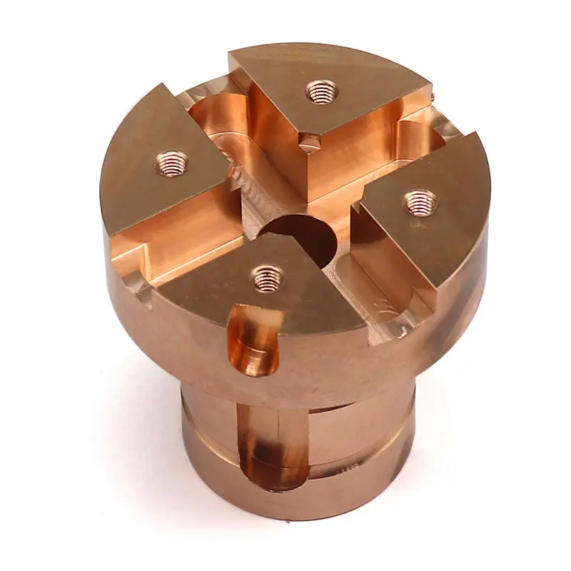 Custom CNC Copper Precision Machined Parts High Quality Milling Turning Metal Components Manufacturer Supplier