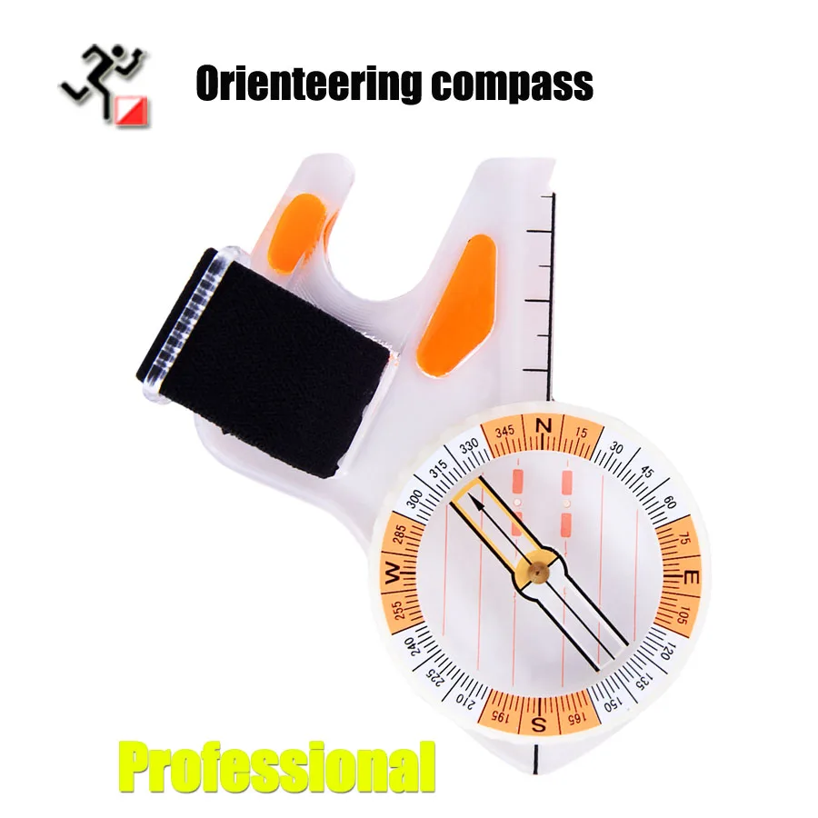 

Professional level directional off-road compass orienteering compass