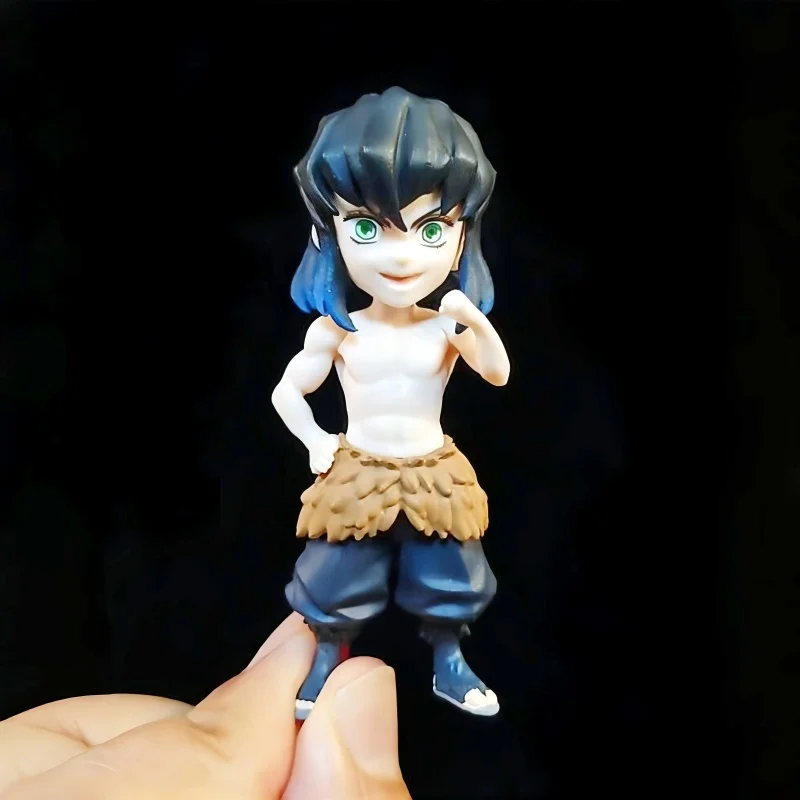 Figurka anime Hot Bandai Wcf Demon Slayer Vol.1 2 3 5 Series Scenery Tanjirou Zenitsu Fire Pillar Ornament Handmade Toy Gift