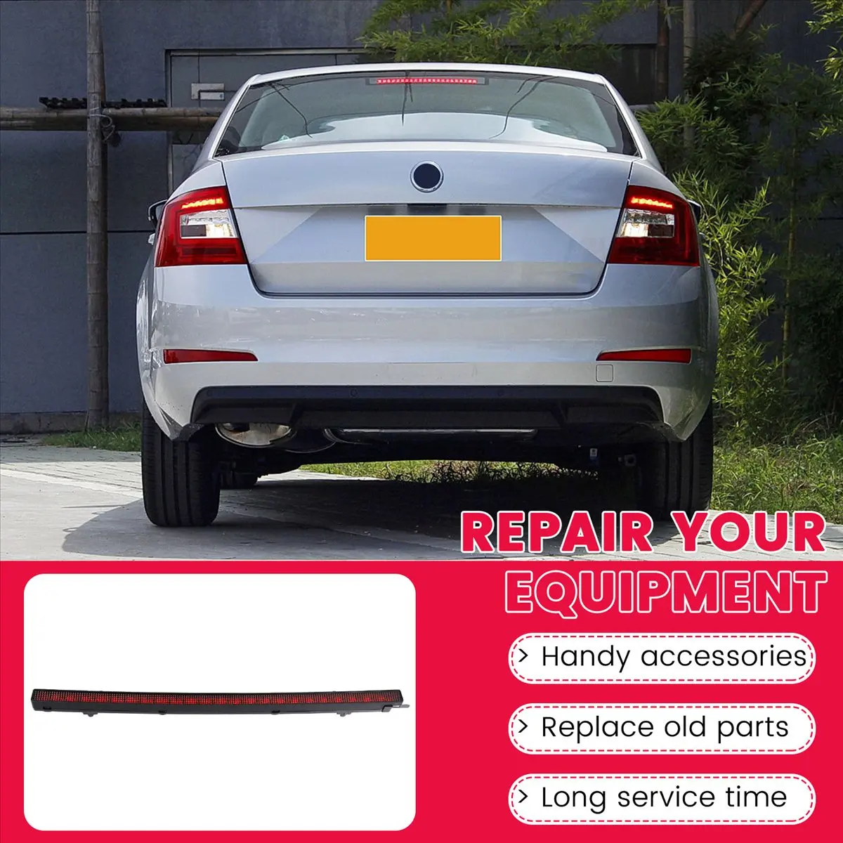 

【ЭКСКЛЮЗИВНО!】Для Skoda Octavia Superb Car Высокий стоп-сигнал Задний фонарь 1ZD945097 3VD945097