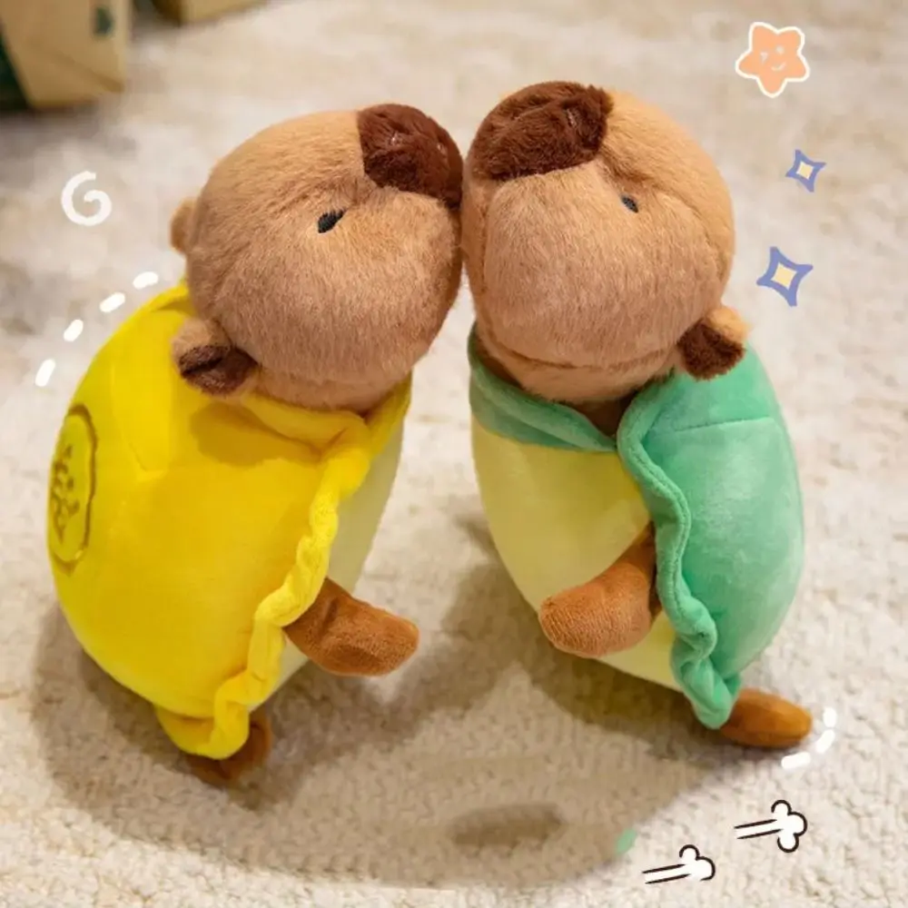 

Подушка для сна с пушистой капибарой и черепахой для девочек, мягкая мультяшная капибара, милая коллекция, черепаха, животное, подарок для детей