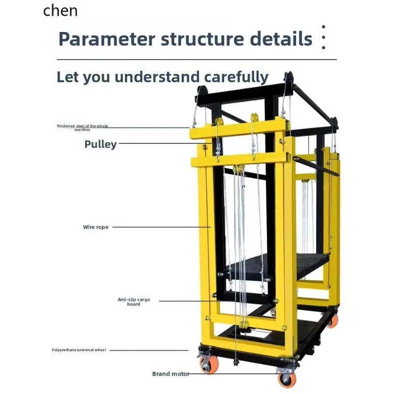 JX-29 Electric Scaffold Folding Construction Site Multi-function Remote Control Lifting Platform