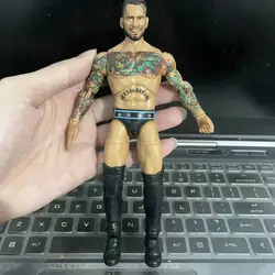 CM PUNK 6'' Figura Challenge Arena Wrestling Gladiator Moving MMA/AEW Figure