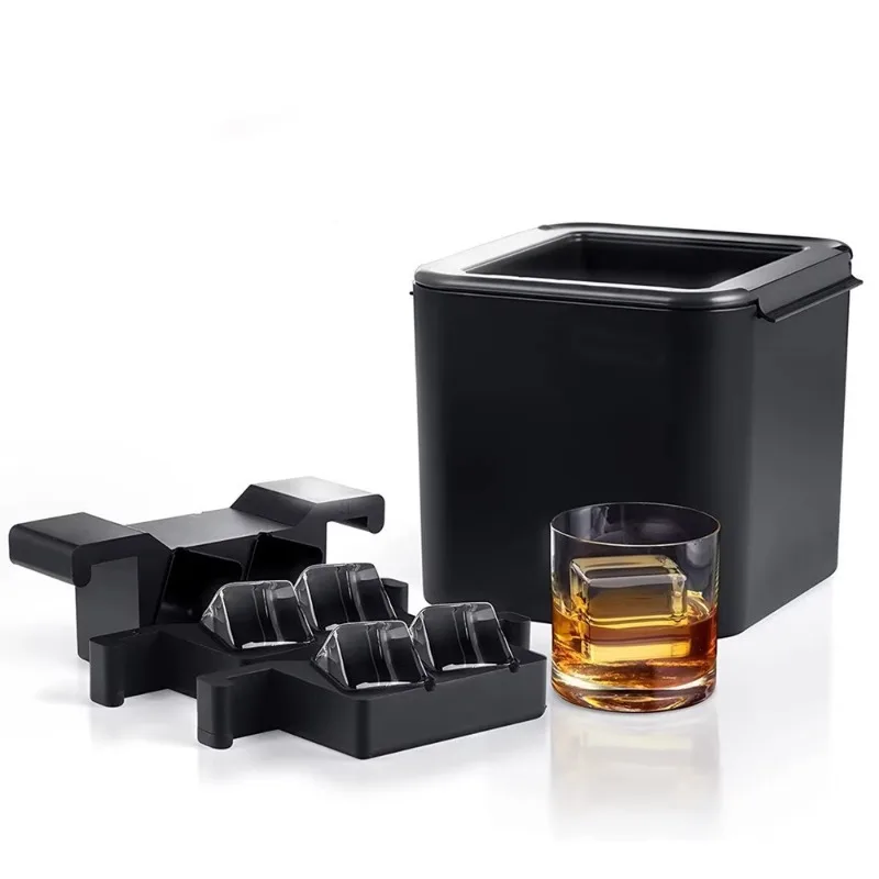 

Portable Rose Crystal Ice Machine Bisphenol A Free Ice Machine Silicone Transparent Ice Cube Mould