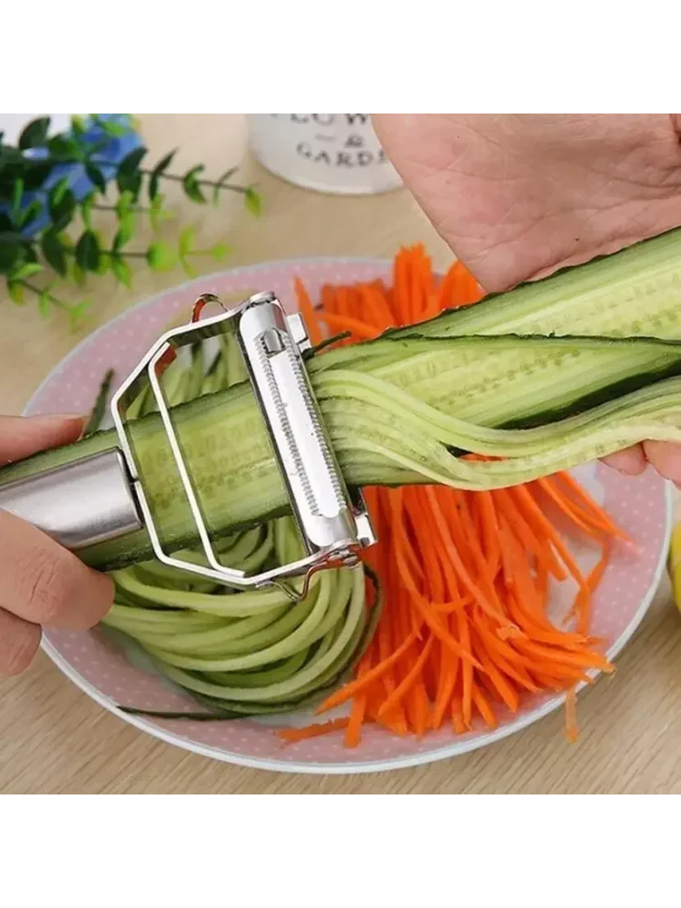 2in1 Stainless Steel Potato Cucumber Carrot Grater  Peeler Vegetables Fruit Peeler Vegetable Slicer High Quality Kitchen Tool