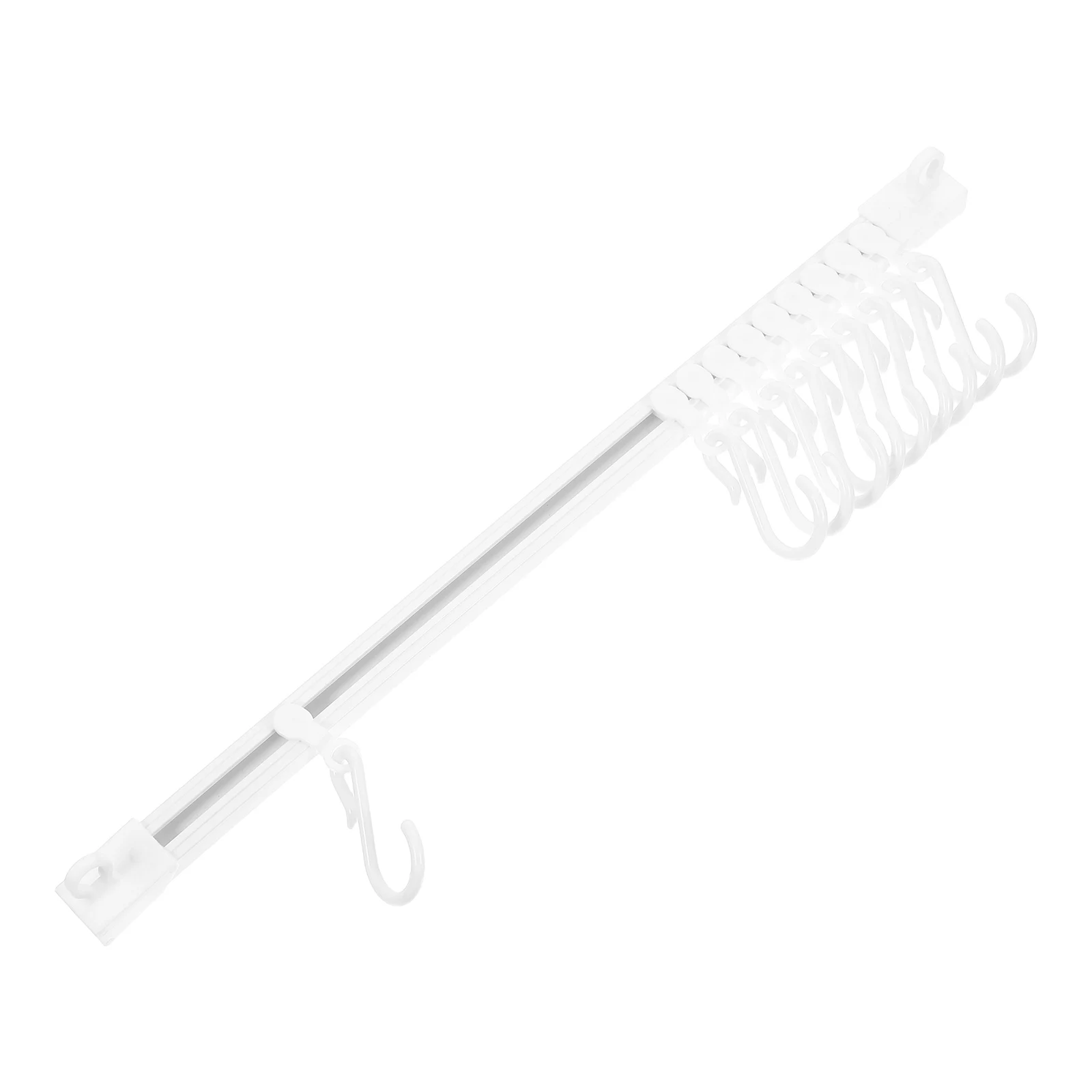 

4 set Sliding Storage Hooks Removable Wall Kitchen Bathroom Strong Adhesive No Drill Tea Towel S Hooks Pot Rack Utility