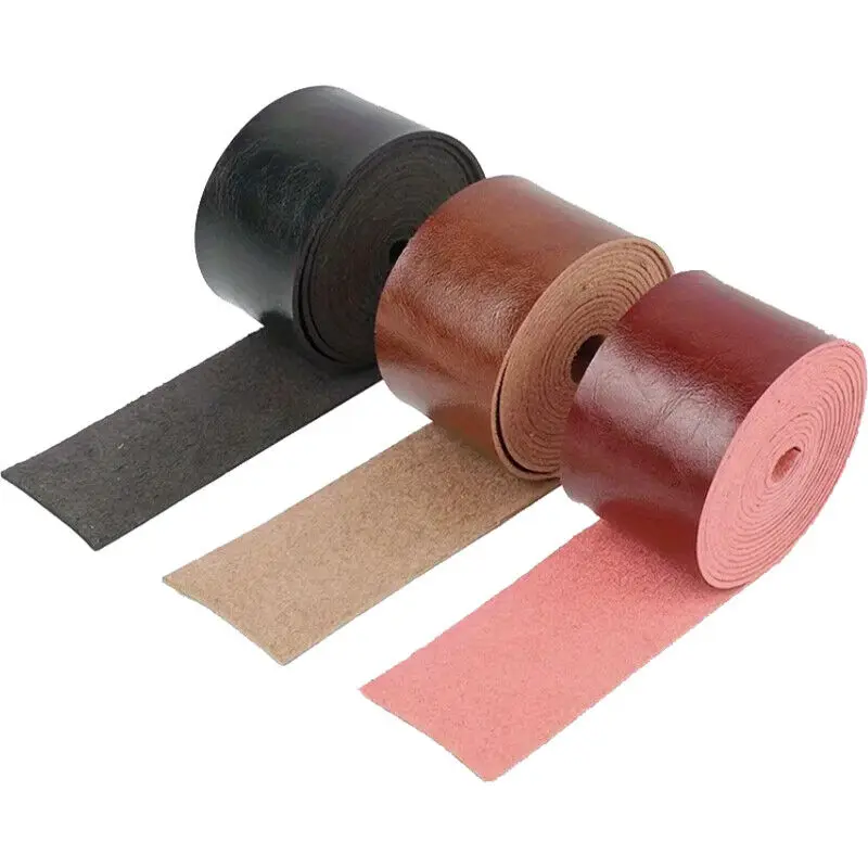 2M PU Faux Leather Strap Strip DIY Crafts Accessories 3.75cm Wide High Quality DIY Bag Tags Making for Crafts Working