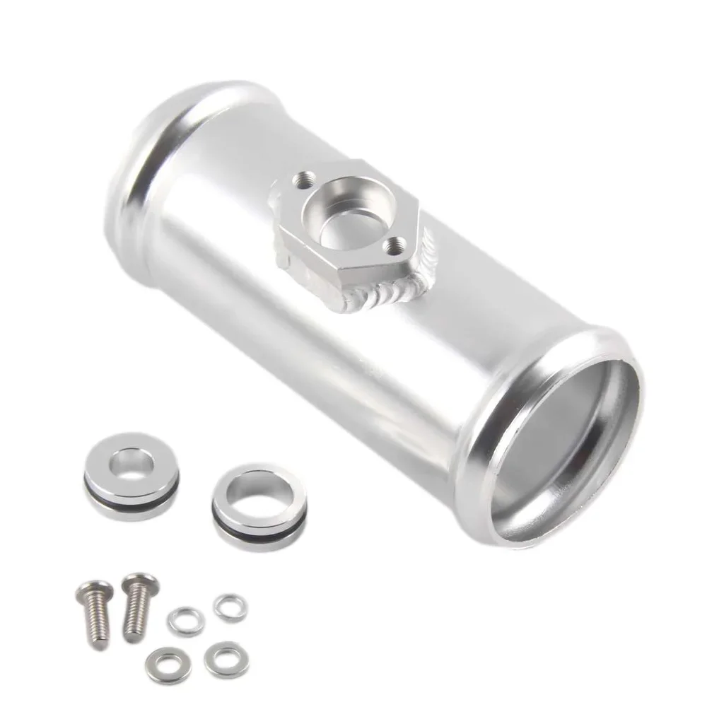 2.5 "63mm aluminiowa rura kołnierzowa z adapterem pasuje do Jetta Golf Beetle A4 MK4 1.8T kołnierz czujnika mapy