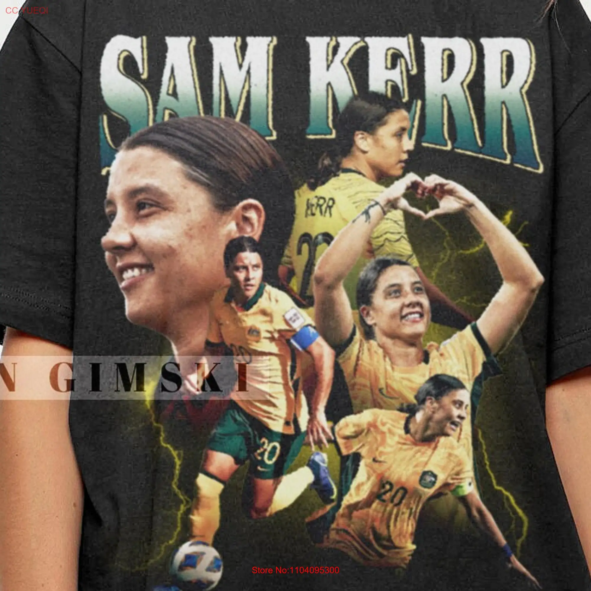 

Ограниченная серия футболок SAM KERR Винтажные ботинки спортивные пот для женщин и мужчин GSK26 длинные или Короткие рукава