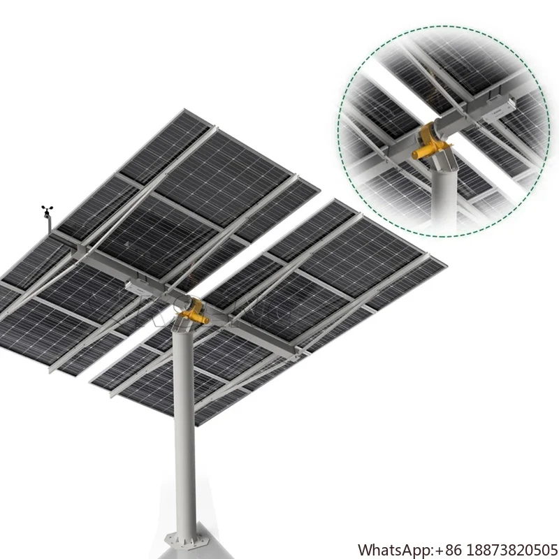 

Single Post Automatic Solar Tracking Brackets Solar Panel Mounting with Advanced Solar Tracker Technology