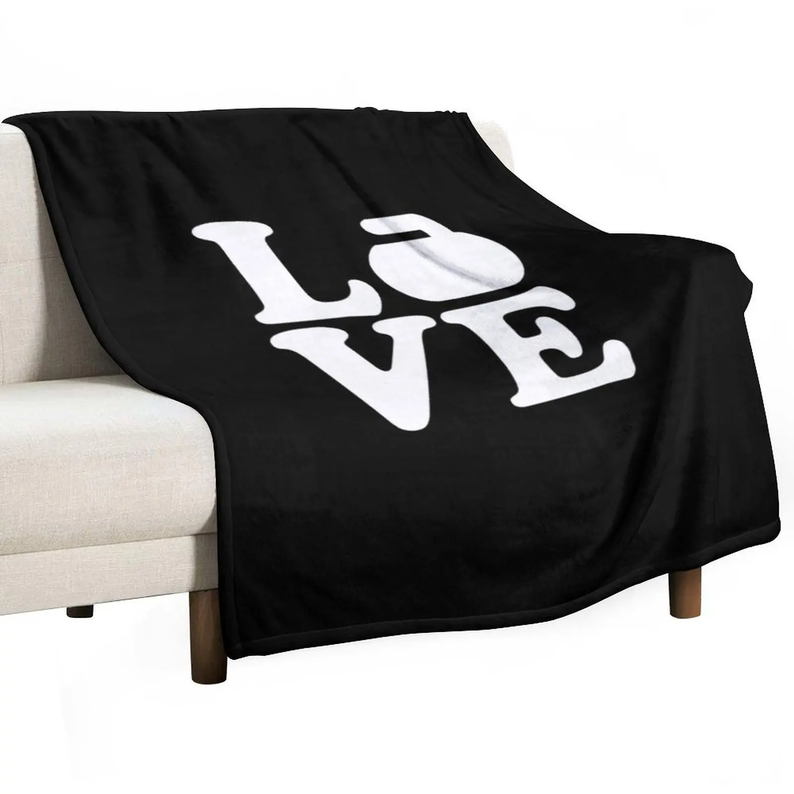 Curling Love Throw Blanket Warm Decorative Beds Large Furrys Personalized Gift Plush Blankets