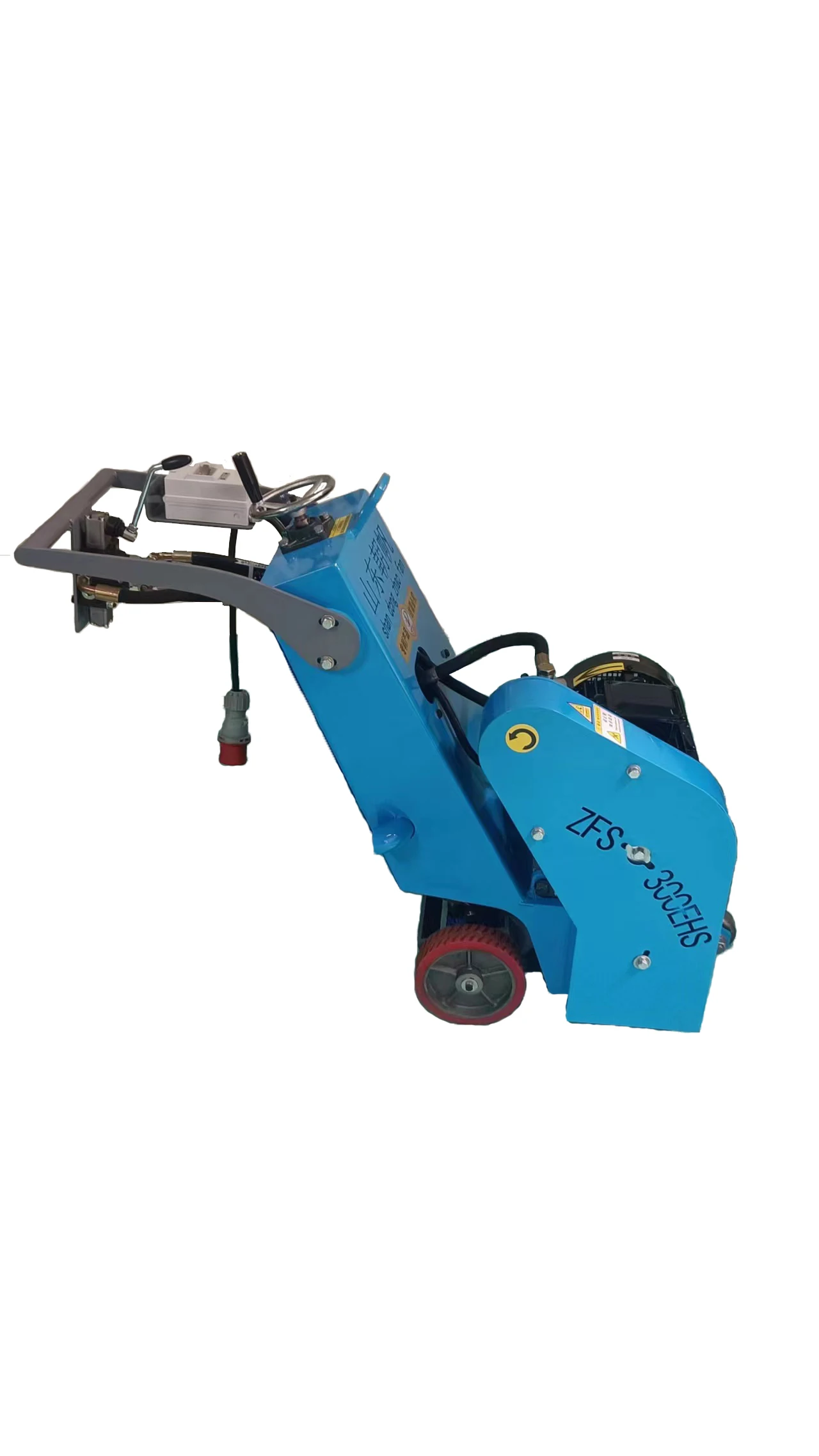 300mm Portable concrete scabbler concrete road scarifier machine scarifier concrete planer self propelled scarifier