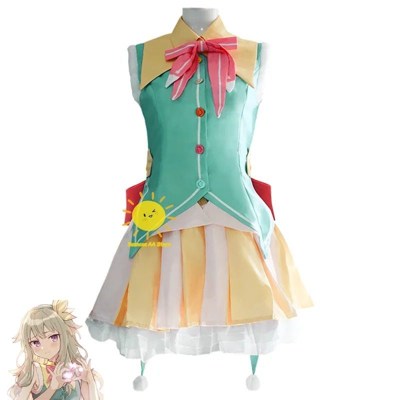 Игра Кусанаги Нене Косплей Проект Sekai Красочный Сценический Косплей Костюм Кусанаги Нене Униформа Платье Парик Карнавальная Вечеринка Cos Женщины