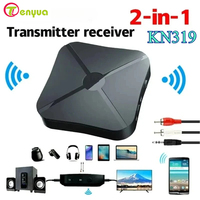 TenYua KN319 Bluetooth Transmitter Receiver 2 in 1 Stereo Audio Receiver Converter Wireless Adapter With RCA 3.5MM AUX For Car
