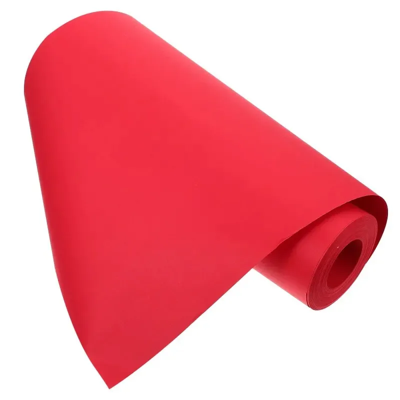 Red  Kraft Packaging Paper Eco Friendly Wraping Paper for Shipping Cushioning Packing Paper Moving Supplies