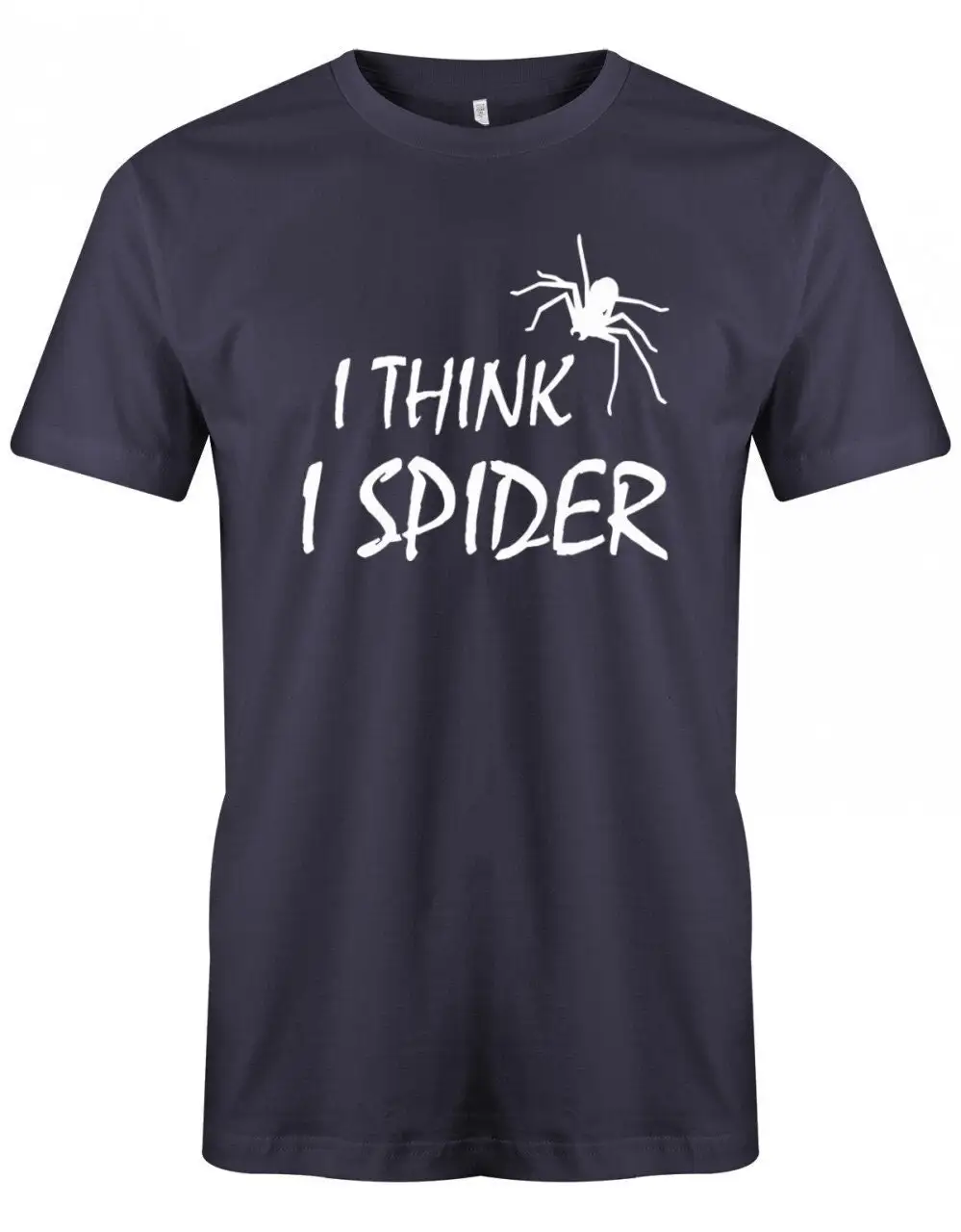 I Think Spider Deutsch English Denglish Sprüche Fun T Shirt Herren