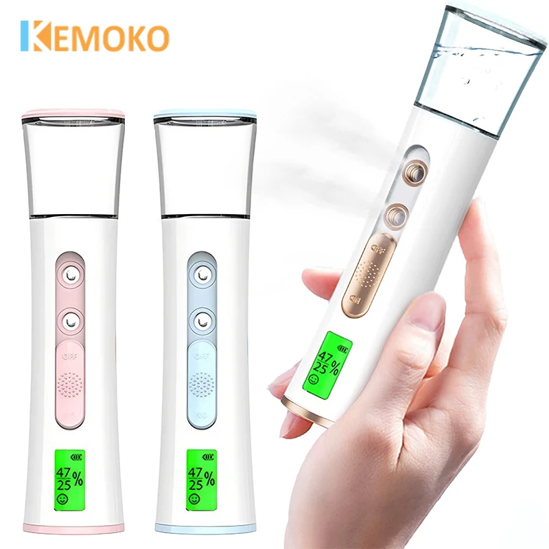 

USB Nano Facial Mister Handy Cool Mist Spray Machine Home Travel Use Face Hydration Sprayer Nano Face Care Beauty Device