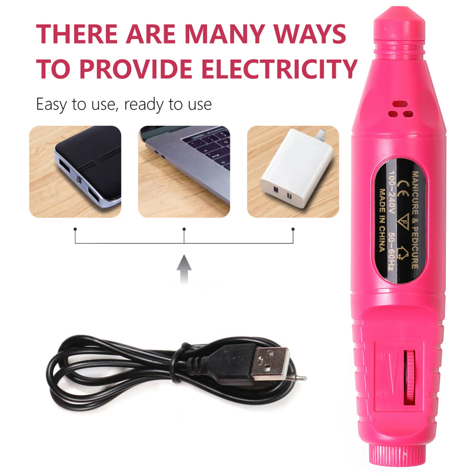 Electric Nail Drill Machine Set Remove Nail Sander Gel Polish Remover Tools Driller Manicure Nail Accessories Nail Tools