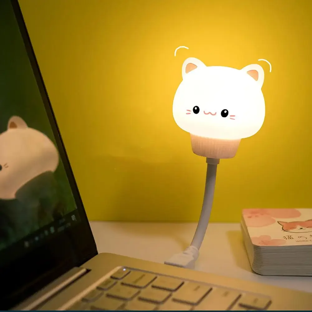 Xiaomi Led Night Light Usb Cute Cartoon Animal Nightlight Indoor Lighting Energy-Saving Child Bedroom Decor Lamp Holiday Gifts