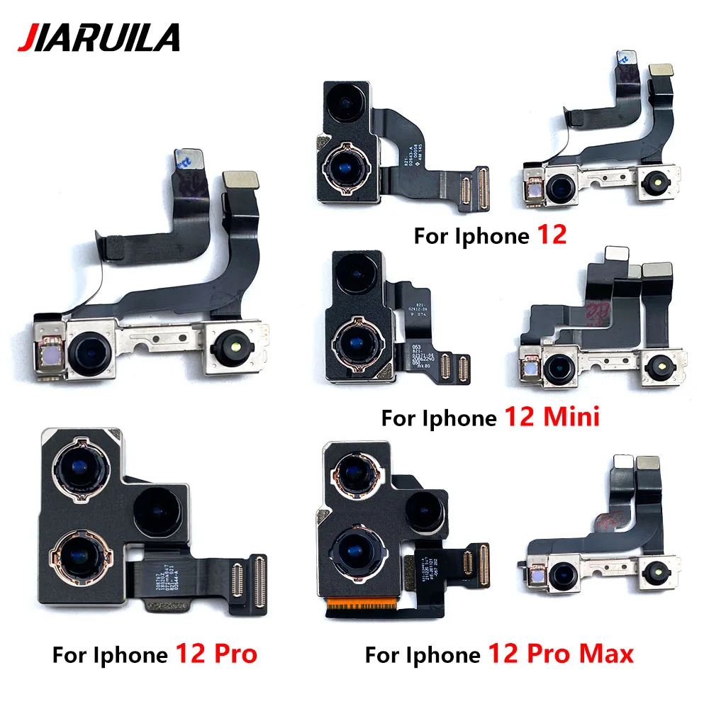 Back Rear Camera Module Flex Cable For iPhone 12 13 Pro 12Pro 13Pro Max Mini Front Facing Camera Replacement Parts