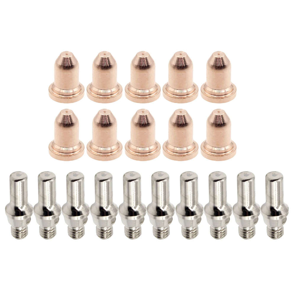 Copper Composite Electrodes LC25 Torch Parts For Industrial Use Copper Material Carbon Steel Cut Angle High Reliability